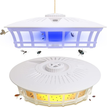 Lovač komaraca i buha s LED svjetlom, ljepiljasti kapak, vanjski prijenosni, pokrivenost 61 m²+, rotacija 0–180°, višestruko podešavanje