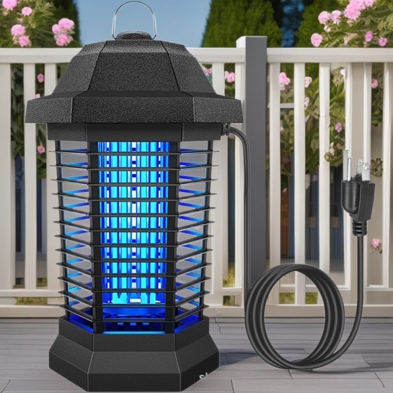 Vanjska lampa za ubijanje komaraca s električnom zamkom, Model T6s, 115V, 15W, naponsko ubijanje 1.2V, neto težina 1.02 kg