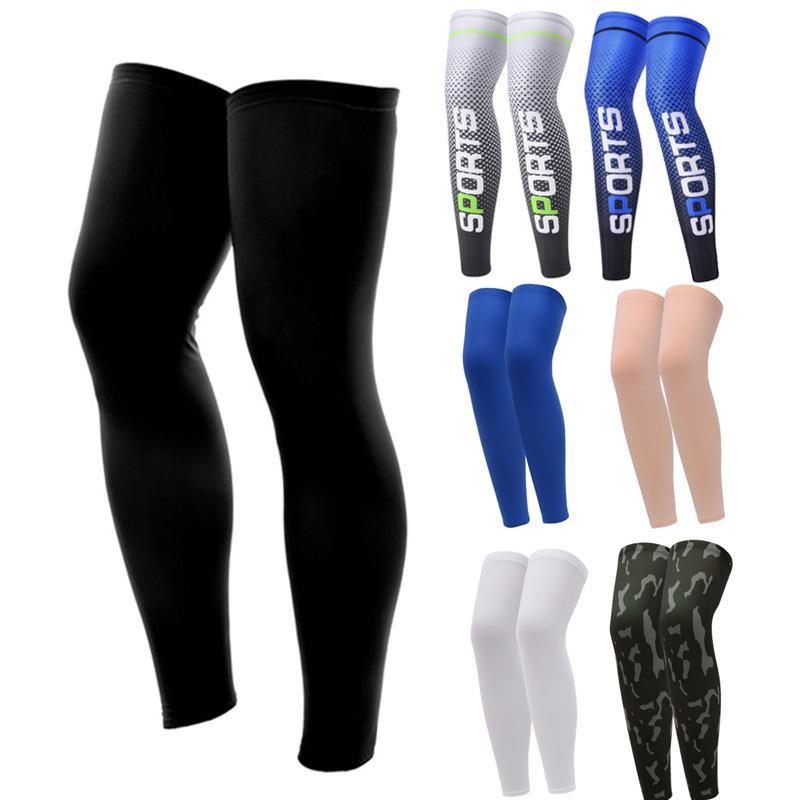 Ice Tray Ljetni navlaka za nogu za biciklizam – UV zaštita, Ice Silk Lycra, brzo sušenje, Protuklizni štitnici za koljena