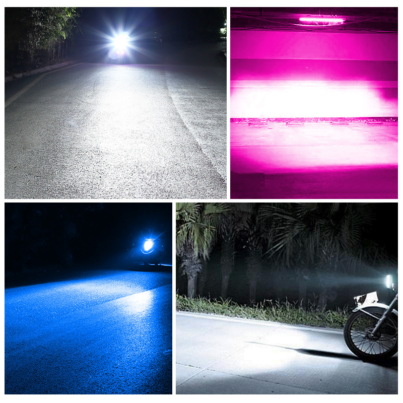 Far LED pentru motocicletă cu COB, 15W, 8-80V, 720 lm, IP65