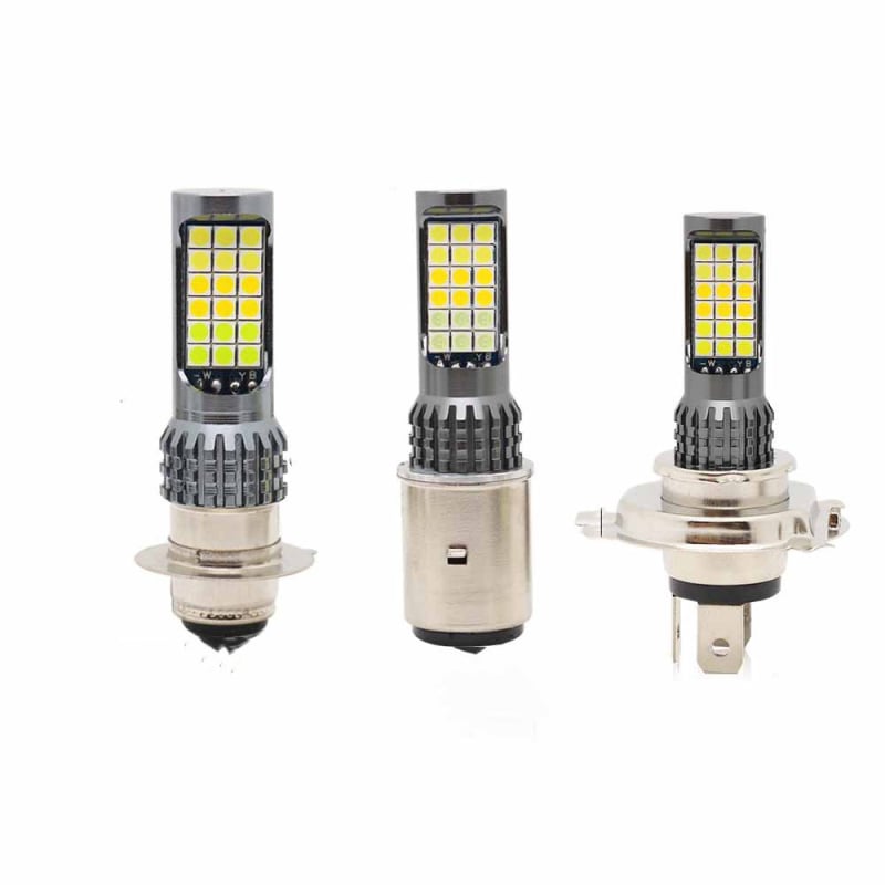 Far motocicletă LED, carcasă din aluminiu, IP67, 8000 lm, cipuri LED 3030, 50.000 h durată de viață