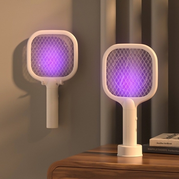 Montat pe perete, 2 în 1: dispozitiv electric pentru țânțari și lampă ucigașă cu LED, baterie încorporată, încărcare în 5 ore, acoperire 11–20 m², reglaj multiplu