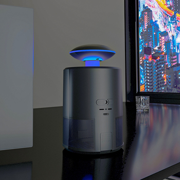 LED lampica za ubijanje komaraca, pokrivenost 11–20 m², ne rotira, ABS kućište, zamka sa svjetlosnim valovima