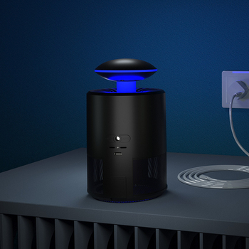 LED lampica za ubijanje komaraca, pokrivenost 11–20 m², ne rotira, ABS kućište, zamka sa svjetlosnim valovima