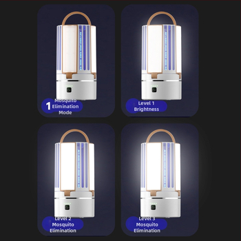 3-v-1 vonkajšia lampa na hubenie komárov s LED, 220V, stolová alebo nástenná inštalácia, model 638, prispôsobiteľná