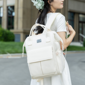 Lagani ruksak za mamu i bebu, višenamjenski ruksak za izlazak, gradski stil, Oxford tkanina, poliester podstava, naramenice s jastučićem zraka