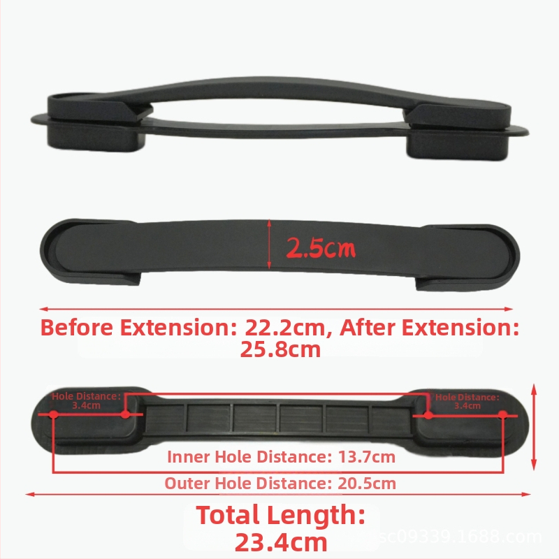 PU materjalist kohvri käepide | Koormuse vähendamine | Kottide aksessuaarid | 2024 sügis