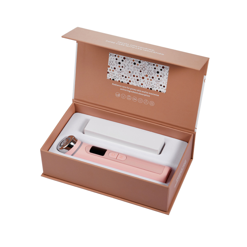 Dispozitiv facial cu EMS microcurent și terapie cu LED pentru uz casnic, portabil, baterie încorporată 2000-4000 mAh, rating IPX0