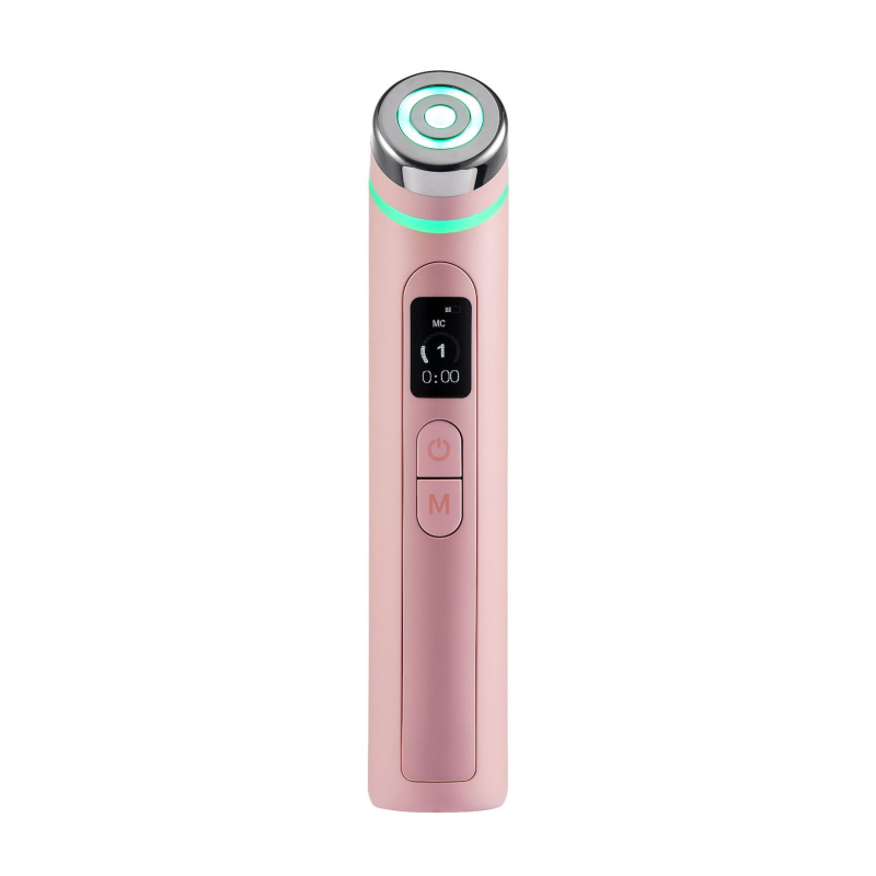 Dispozitiv facial cu EMS microcurent și terapie cu LED pentru uz casnic, portabil, baterie încorporată 2000-4000 mAh, rating IPX0