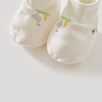 Νεογέννητα Αντι-Γρατσουνιές Γάντια και Κάλυμμα Ποδιών, 100% Βαμβάκι, Τύπος Α, χωρίς οστά, για 0–12 μηνών