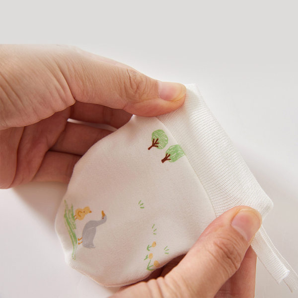 Νεογέννητα Αντι-Γρατσουνιές Γάντια και Κάλυμμα Ποδιών, 100% Βαμβάκι, Τύπος Α, χωρίς οστά, για 0–12 μηνών