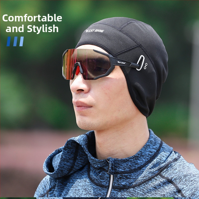 Športová čiapka s dierkou na okuliare, flísová výstelka, polyester/flís, unisex dospelí, pre outdoor