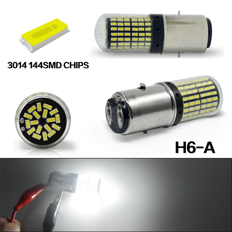 LED prednje svjetlo za auto i motocikl H4.ba20d.p15d, 12V, 4014LED, aluminijsko kućište, vijek trajanja 60000 sati