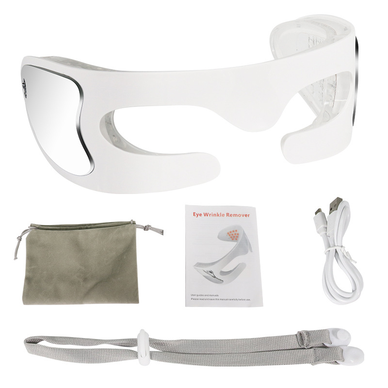 Masaj pentru ochi - Portabil, pentru uz casnic, baterie încorporată 300–500 mAh, vibrație și terapie cu lumină