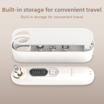 Elektrinis juodųjų dėmių šalinimo įrenginys ir porų valytuvas, modelis Y003, 5 greičių sukimasis, ABS korpusas, CE/FCC/ROHS/FDA sertifikuotas