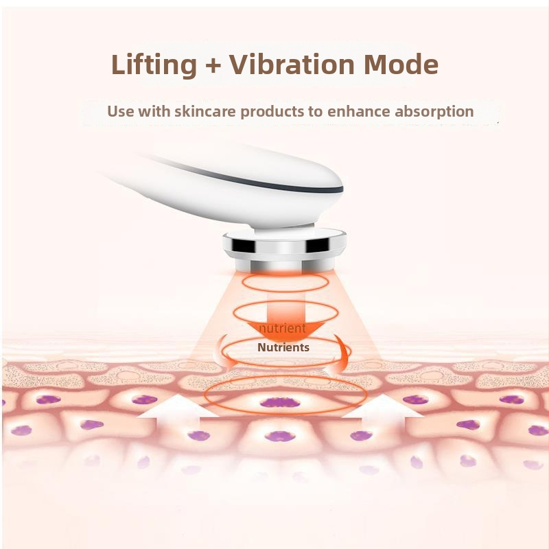 Dispozitiv de rejuvenare a pielii cu ultrasunete pentru uz casnic, infuzie de esență; portabil, IPX0, fără baterie încorporată