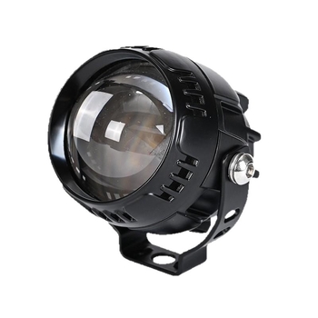 Лазерен LED фар за мотоциклет/електрическо превозно средство с фокусна леща, 18W, DC12-80V, IP65, алуминиев корпус Hongke