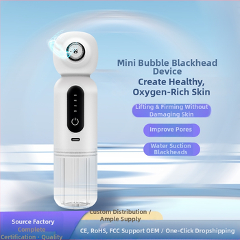 MR-01A Ultragarsinis juodųjų dėmių šalinimo įrenginys su karštuoju suspaudimu ir drėkinimu, 3 greičiai, nešiojamas veido grožio prietaisas