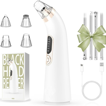 Dispozitiv electric pentru curățarea feței și eliminarea punctelor negre, model Y001, 5 viteze, carcasă ABS, elimină puncte negre și acnee