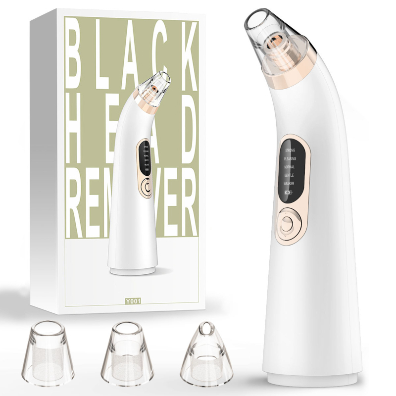 Dispozitiv electric pentru curățarea feței și eliminarea punctelor negre, model Y001, 5 viteze, carcasă ABS, elimină puncte negre și acnee