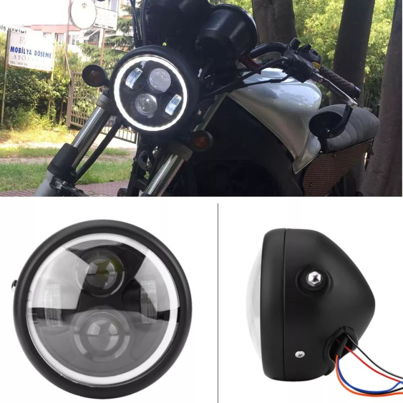 Motociklističko svjetlo MR1201 – 50W, 12V, ABS; kompatibilno s Harley
