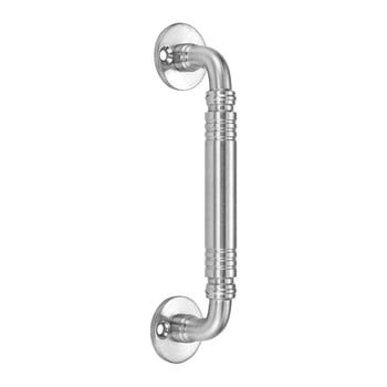 Χειρολαβή πόρτας ντουλάπας από ανοξείδωτο ατσάλι – ράβδος, φινίρισμα βουρτσισμένο, εγκατάσταση επιφάνειας, για ντουλάπες και ντουλάπια ρούχων, μοντέρνος μινιμαλισμός