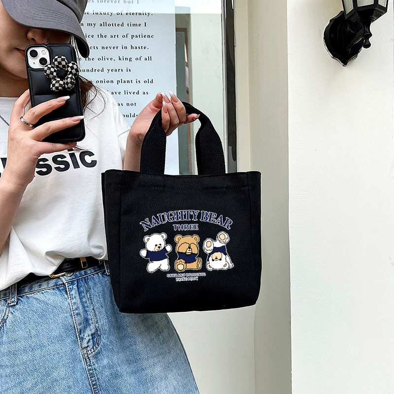Platnena Tote torba – Urbani stil jednostavnosti, platno, Tote stil, horizontalni kvadratni oblik, otvoreni otvor