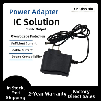 Barošanas adapteris ar vairākiem izejām: 5V1A; 9V0.6A LED apgaismojumam; 12V0.5A/0.7A skaistumkopšanai, radiom un novērošanas kamerai.