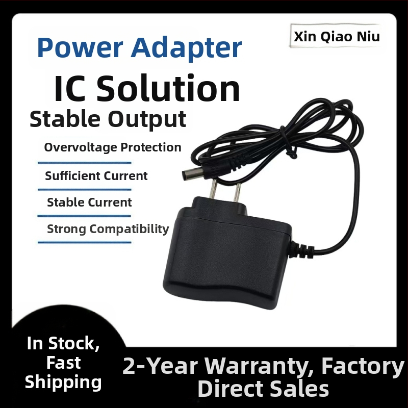 Barošanas adapteris ar vairākiem izejām: 5V1A; 9V0.6A LED apgaismojumam; 12V0.5A/0.7A skaistumkopšanai, radiom un novērošanas kamerai.