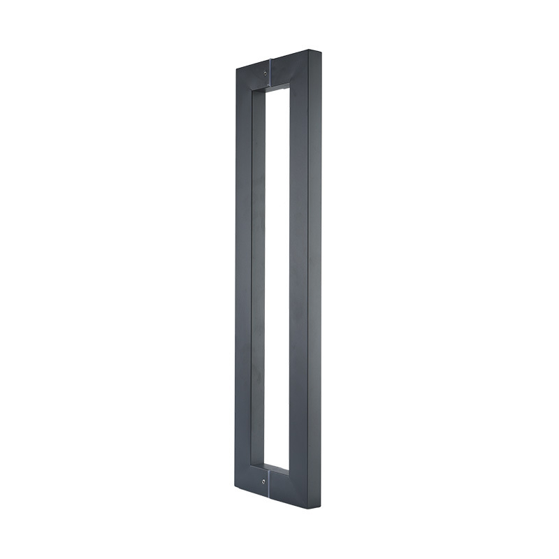 Λαβή πόρτας από ανοξείδωτο ατσάλι για γυάλινες πόρτες, φινίρισμα βουρτσισμένο, Μοντέλο MX-002, Σύγχρονος μινιμαλιστικός στυλ, κατάλληλη για γυάλινες και συρόμενες πόρτες