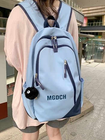 Rucsac din pânză 20-35L, unisex, curele cu pernă de aer, potrivit pentru călătorii de recreere