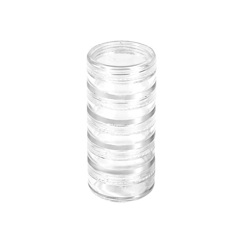 5‑rétegű utazó ékszer tároló doboz, átlátszó műanyag szervező, hordozható és porálló, asztali használatra