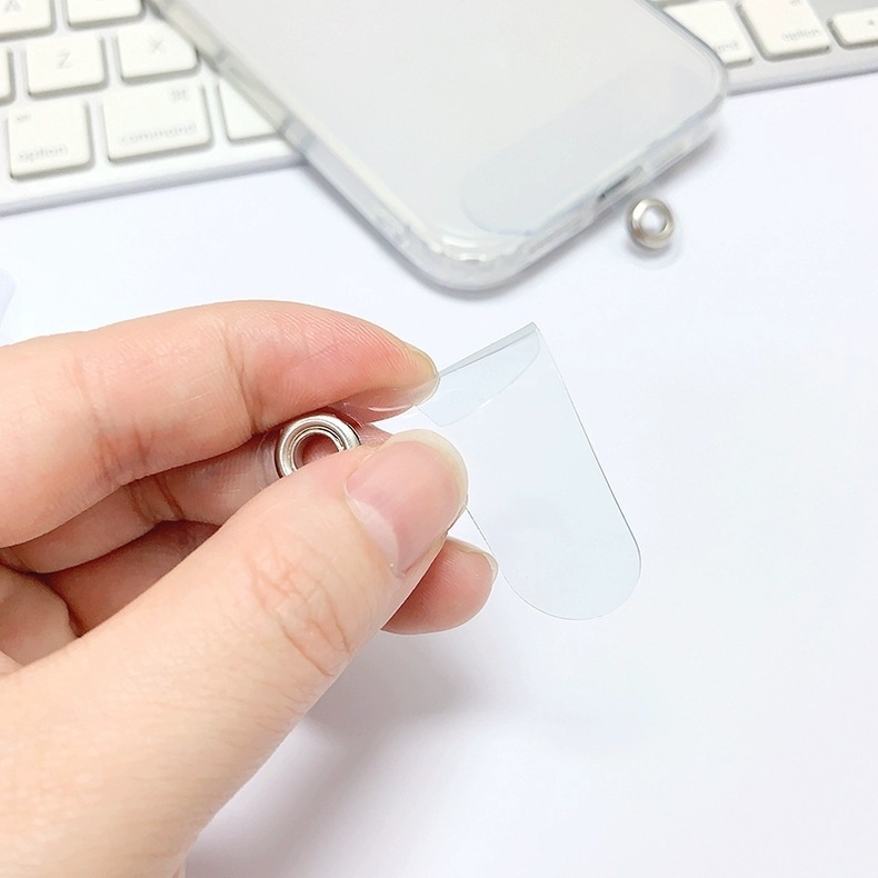 Telefona lietas kaklaraišas klips – TPU, injekcijas formēšana, universāls dizains, vairumtirdzniecības iepakojums, dekoratīvs