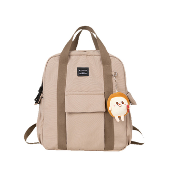 Ruksak za učenike, korejskog stila, jednobojan, najlon, 20–35 L, za 14-inčni laptop, prozračne naramenice