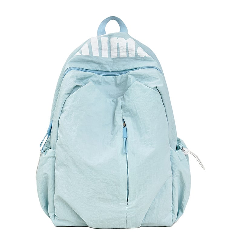 Ruksak, unisex stil, najlon, kapacitet ispod 20 L, zakrivljene naramenice, podstava od poliestera, print slovima