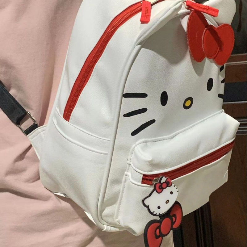 Japanski stil školska ruksak s anime motivom — svježi i slatki stil, PU materijal, proširiva dizajn, kapacitet do 20 L, stane laptop do 9 inča, svakodnevna upotreba