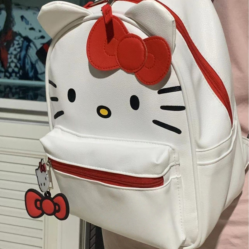 Japanski stil školska ruksak s anime motivom — svježi i slatki stil, PU materijal, proširiva dizajn, kapacitet do 20 L, stane laptop do 9 inča, svakodnevna upotreba