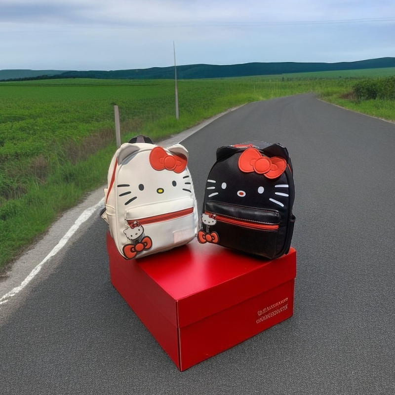 Japanski stil školska ruksak s anime motivom — svježi i slatki stil, PU materijal, proširiva dizajn, kapacitet do 20 L, stane laptop do 9 inča, svakodnevna upotreba
