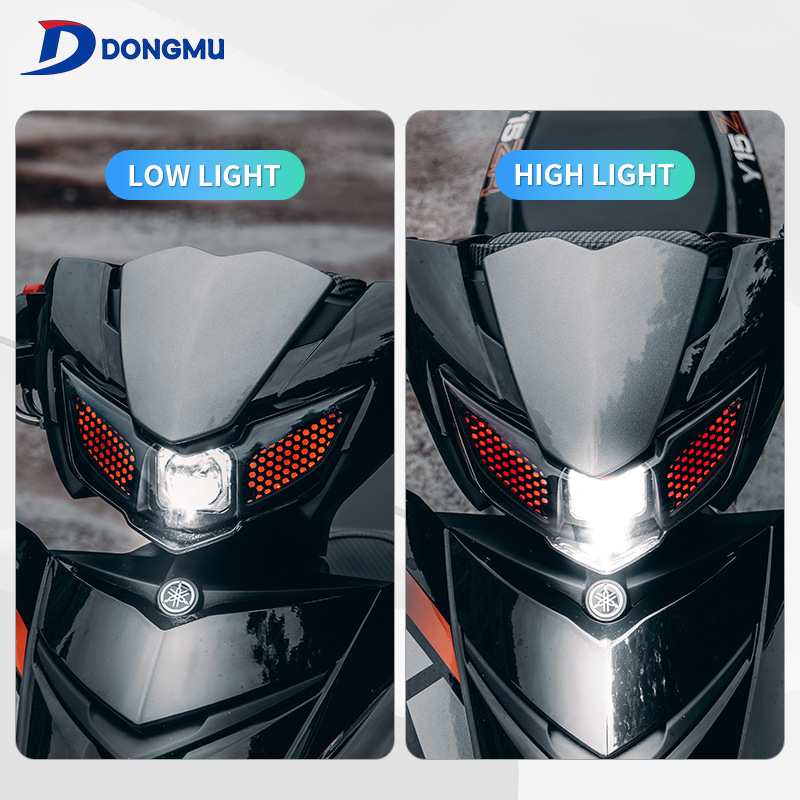 LED dnevna svjetla za Yamaha Y15ZR V2 LC135V8, HPMP-D009, ABS kućište, akrilno sjenilo, prilagodba dostupna