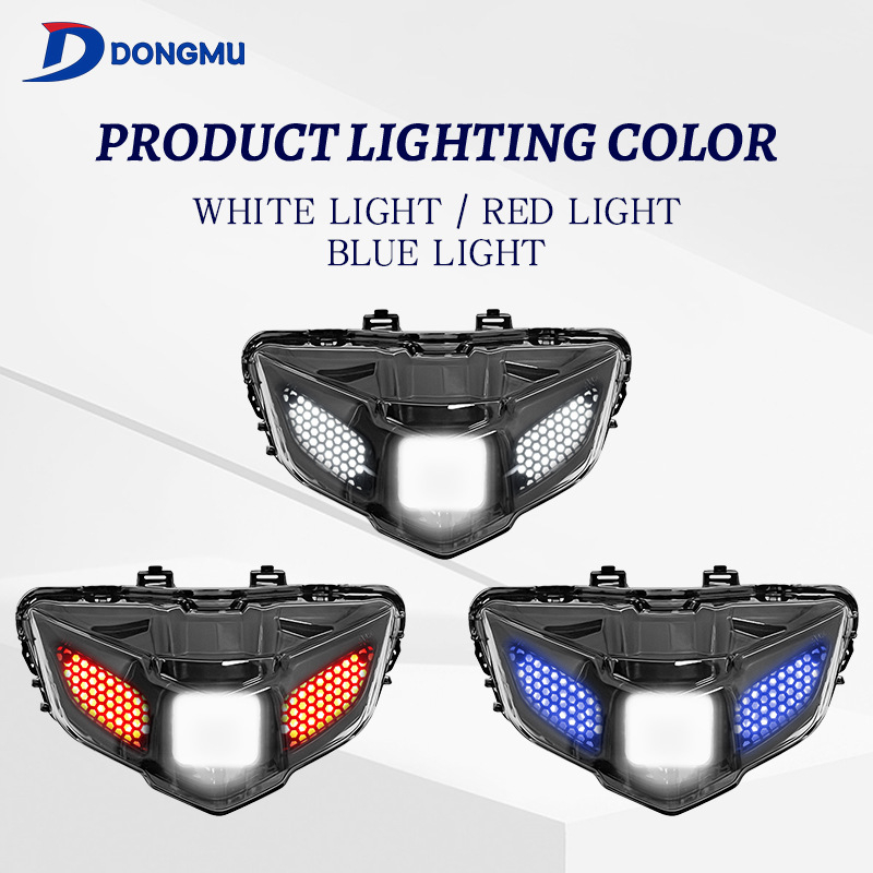 LED dnevna svjetla za Yamaha Y15ZR V2 LC135V8, HPMP-D009, ABS kućište, akrilno sjenilo, prilagodba dostupna