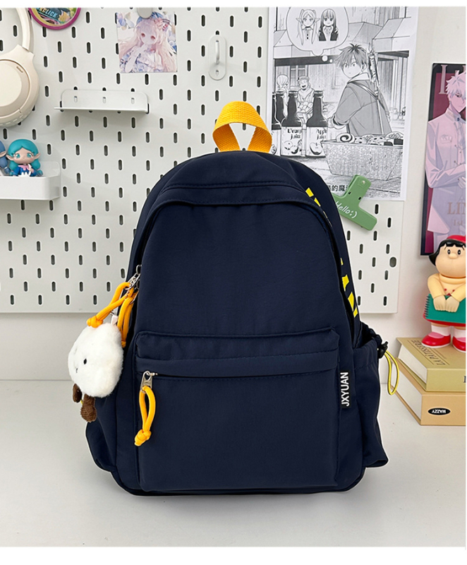 Unisex nylon ranac – 20–35L, pretinac za 10-inčni laptop, izdržljiv, gradski minimalistički stil