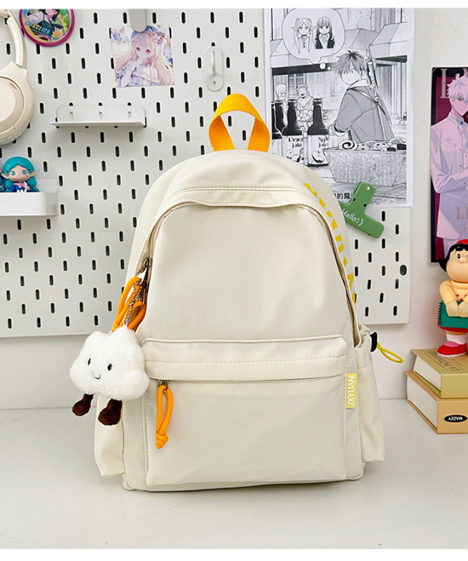 Unisex nylon ranac – 20–35L, pretinac za 10-inčni laptop, izdržljiv, gradski minimalistički stil