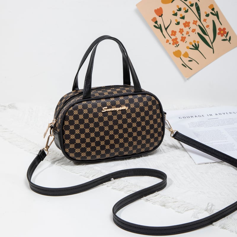 Ženska crossbody torba od slame, ovalni oblik, zatvarač, poliester podstava, džep za dokumente, gradski jednostavan stil