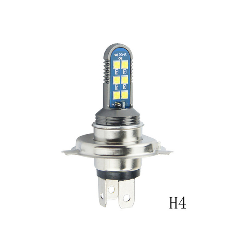 Motocikl LED prednje svjetlo H4 BA20D PX15D, 3030 LED, 12W, 860lm, 8-80V