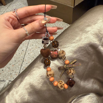 Lanyard za mobitel s mačjim motivom, ručno izrađeno od smole, PVC konopac, plastična kopča, ženski stil