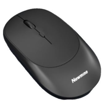 Newman Bluetooth miš s dvostrukim načinom 2.4GHz + Bluetooth, 1200dpi, 3 tipke, punjiva, domet 10 m