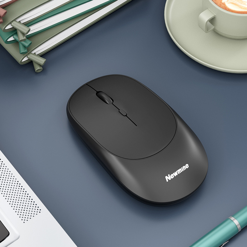 Newman Bluetooth miš s dvostrukim načinom 2.4GHz + Bluetooth, 1200dpi, 3 tipke, punjiva, domet 10 m