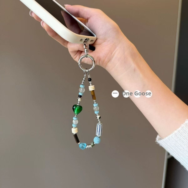 Kaiš za mobitel - smola (resin), ručna izrada, PVC konac, plastična kopča, unisex