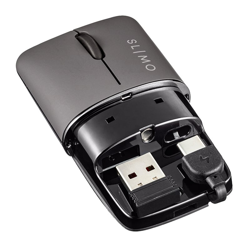 Sanwa ασύρματο ποντίκι με Bluetooth διπλής λειτουργίας, επαναφορτιζόμενο, αθόρυβο, φορητό για οικιακό γραφείο