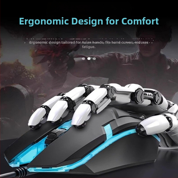 Žaidimų pelė, laidinis USB, optinis jutiklis, modelis X1djsb, prekės ženklas Nothing